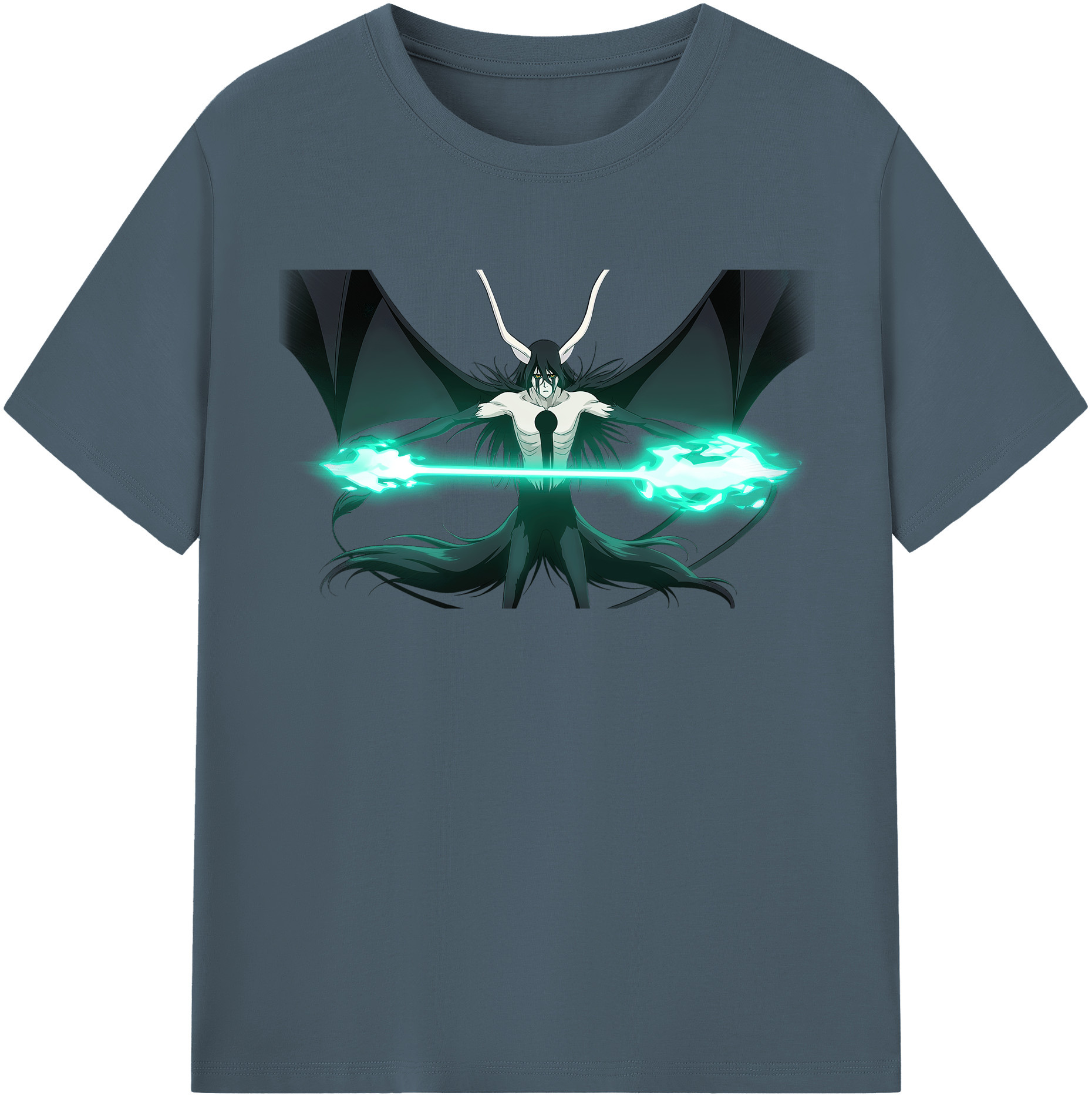 （画像用） ブリーチ ウルキオラ·シファー BLEACH Ulquiorra cifer 綿100％半袖Tシャツ（フロントプリント）